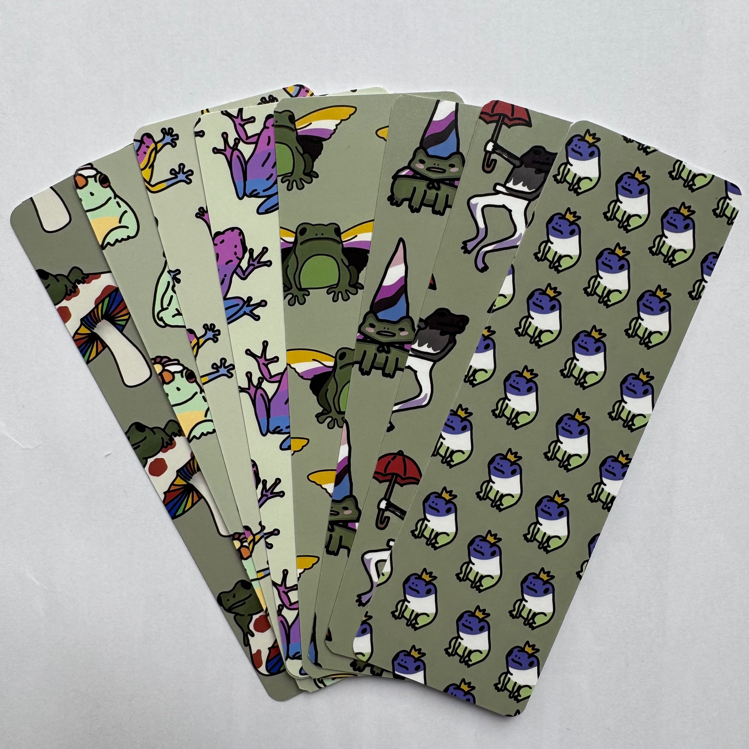 Non-Binary Frog Bookmark