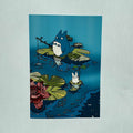 Totoro Print (blue)