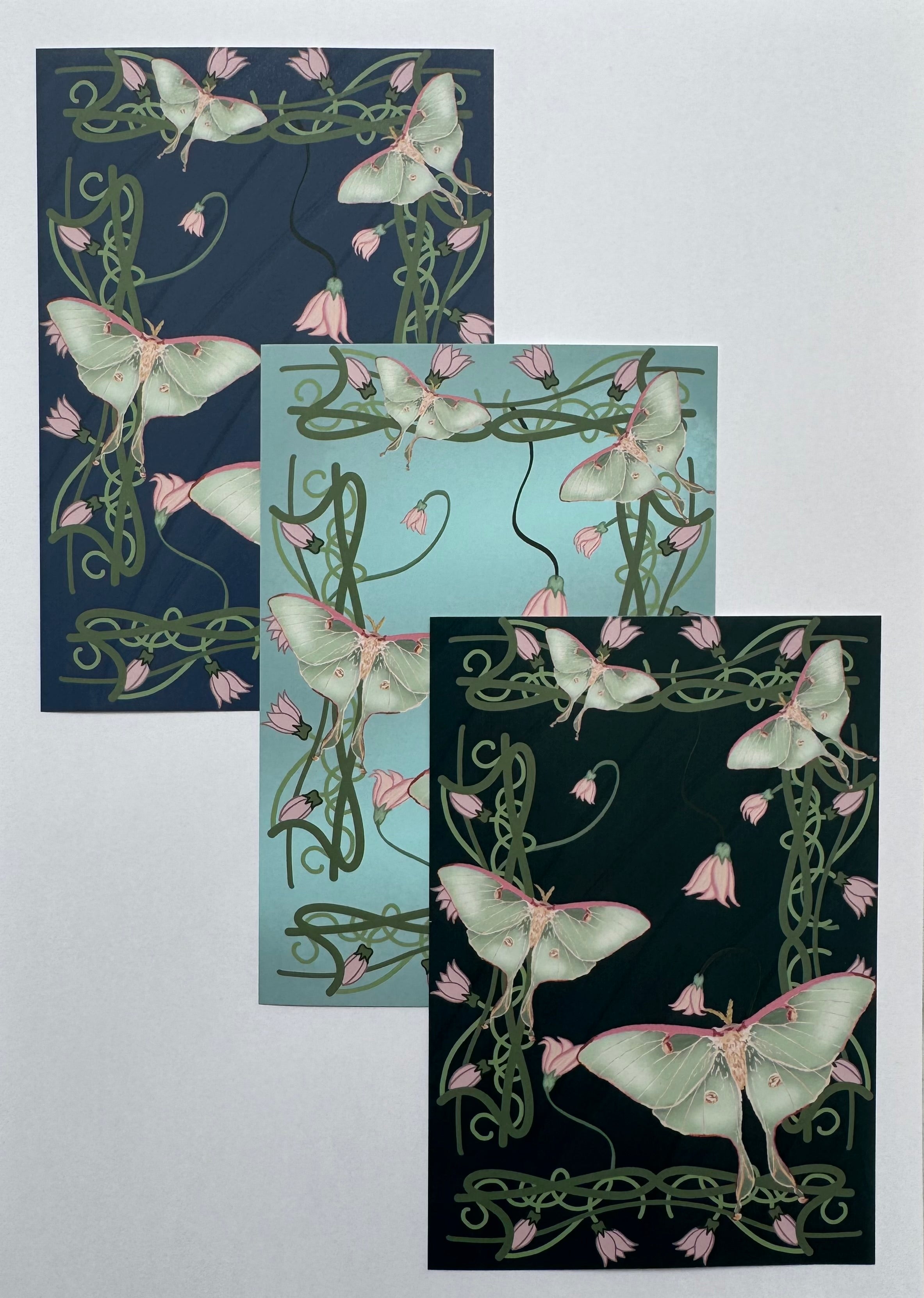 Luna Moth Prints