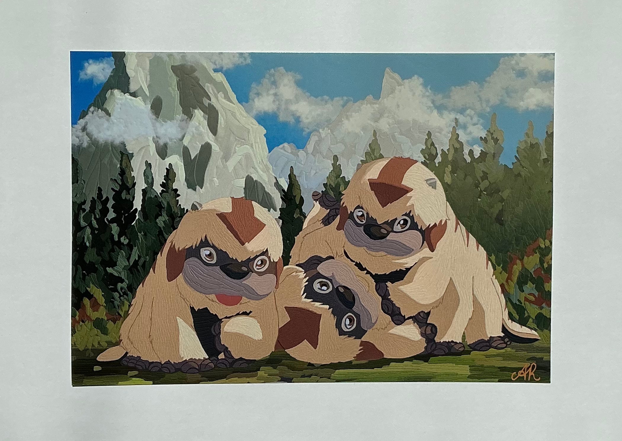 Baby Bison Print