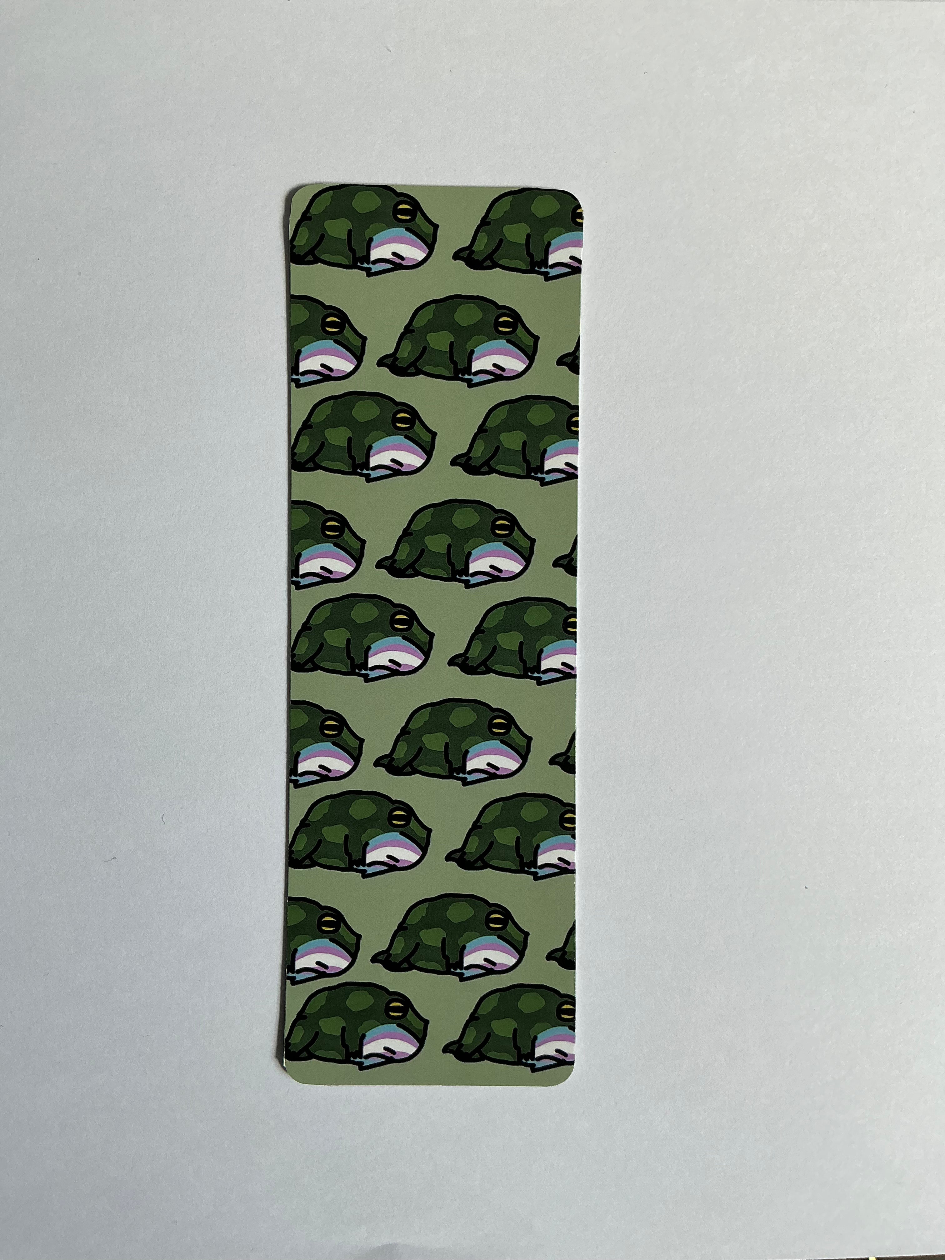 Trans Frog Bookmark