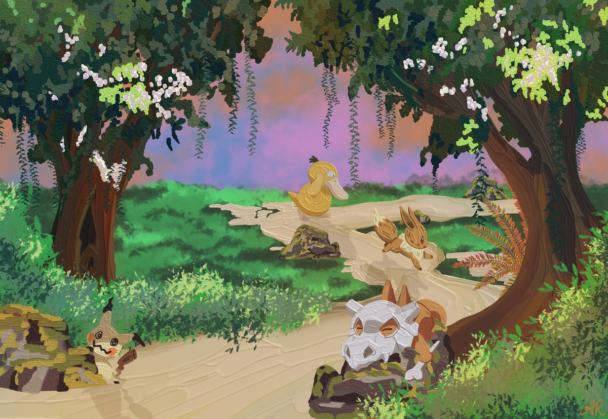 Pokémon Landscape Print